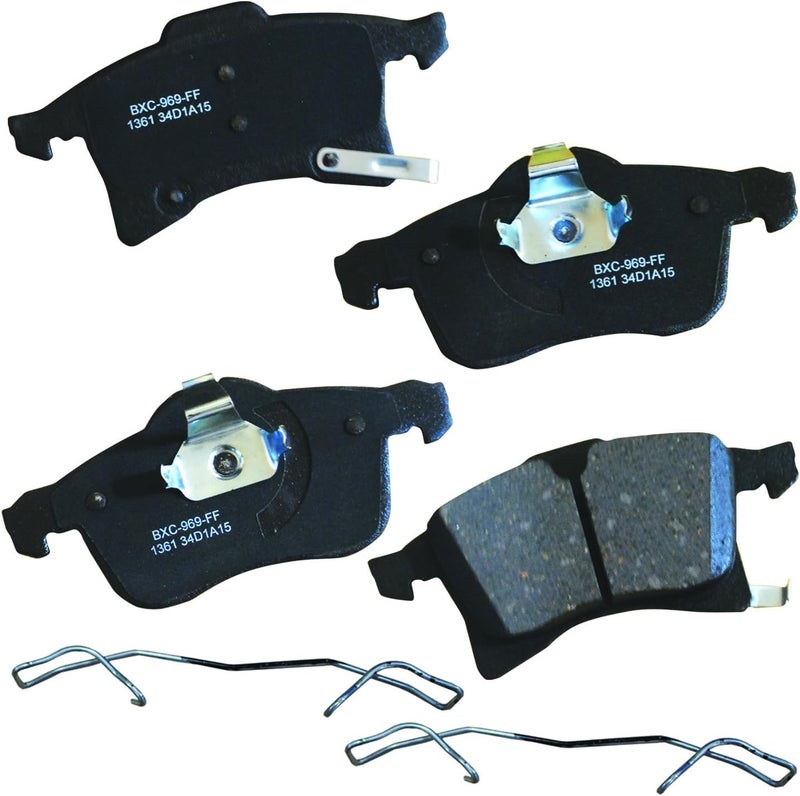 Bendix Premium SBC1361 Ceramic Front Brake Pads for Chevrolet Astra 2008-2007, Meriva 2008-2007, Zafira 2006, Saturn Astra 2009-2008 - Image 1